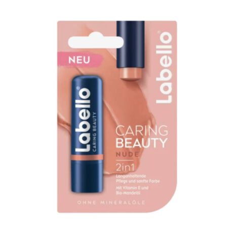 Labello Caring Beauty Nude Lip Balm Stick GermanBuy Authentic German