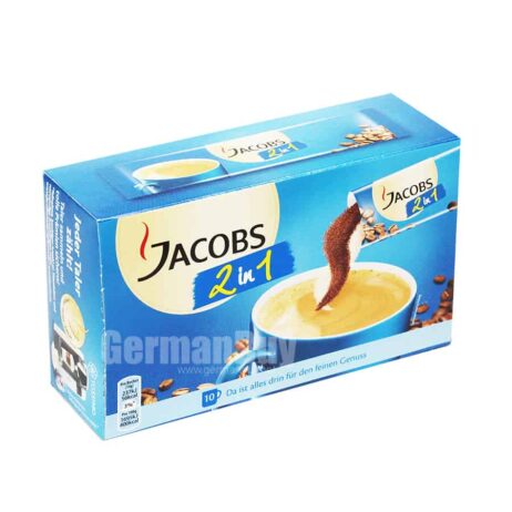 Jacobs Coffee 2 in 1, Sticks, Jacobs coffee with creamer, from Germany