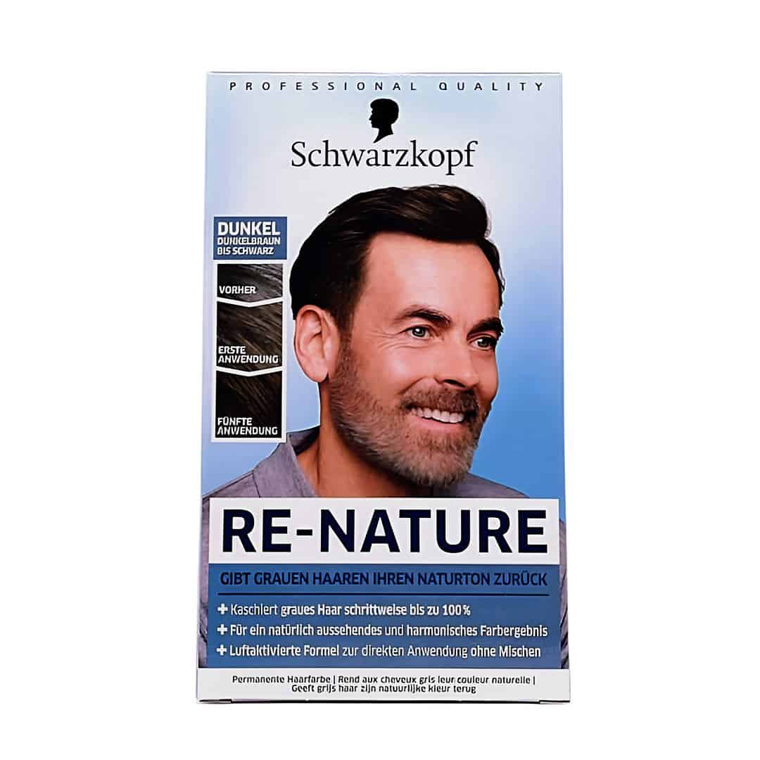 Schwarzkopf Re-Nature Anti Gray Hair MEN DARK Brown/Black