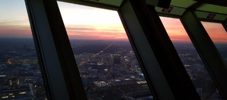 View from the TV tower in Berlin-Mitte