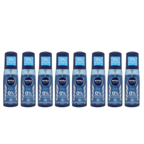 8x NIVEA MEN Fresh Active Deo Pump Spray Aluminium Free