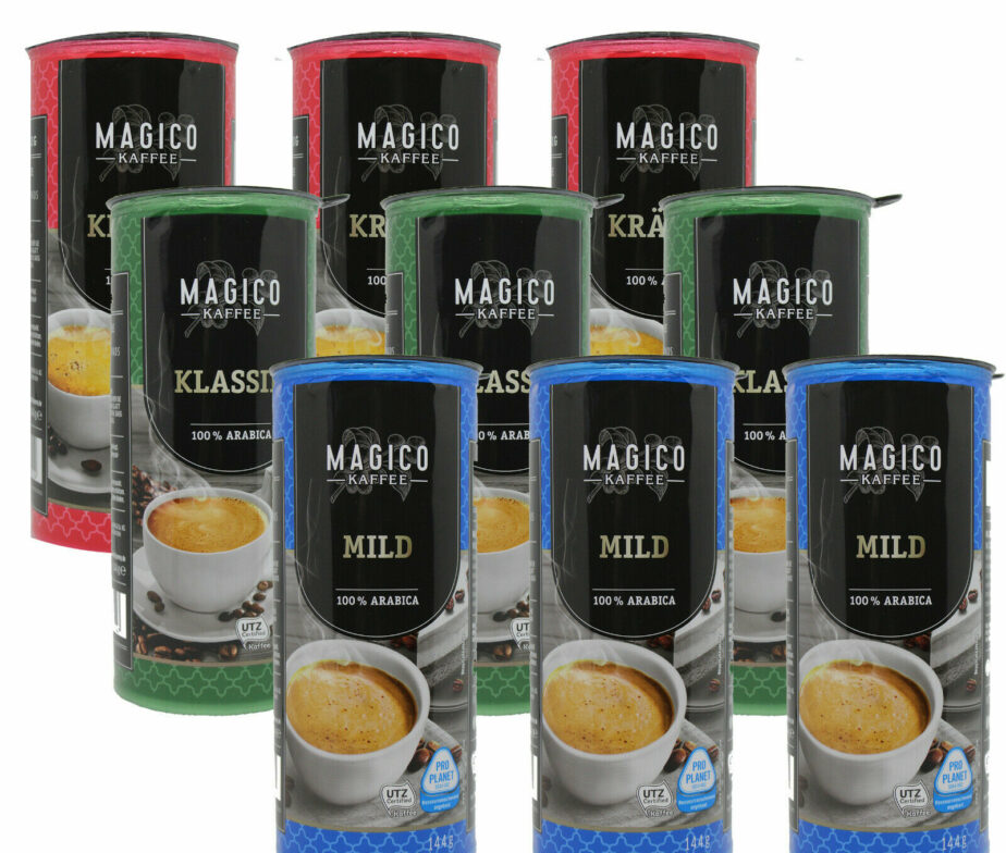 9x Original Magico Strong Classic Mild German Coffee Pods 100 Arabica Total Of 1296g 45 71 Oz 2 8 Lbs Buy German