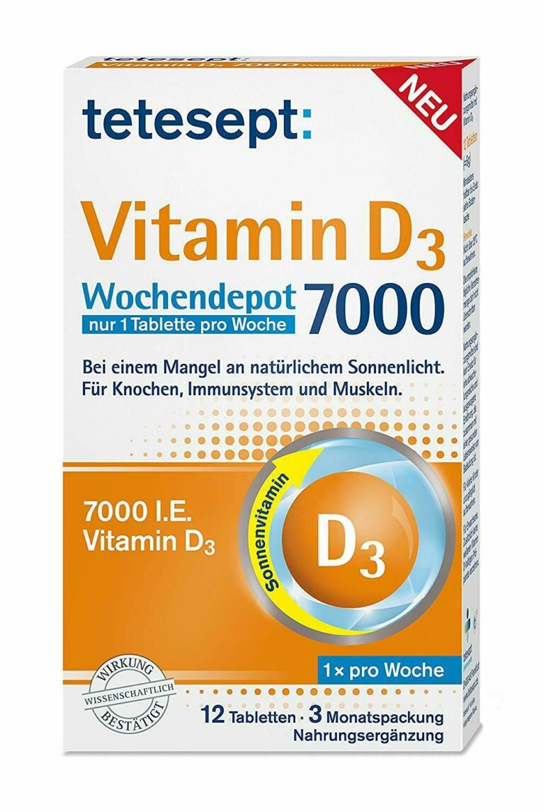 tetesept Vitamin D3 7000 I.E. tablets from Germany