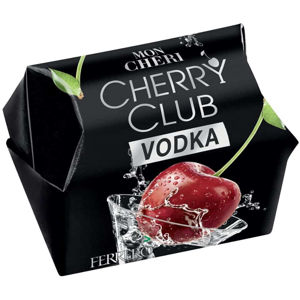 Mon Cheri Cherry Club Cherry meets Vodka Pralines Crisp Ferrero