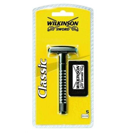 Wilkinson Sword classic razor handle and 5 blade