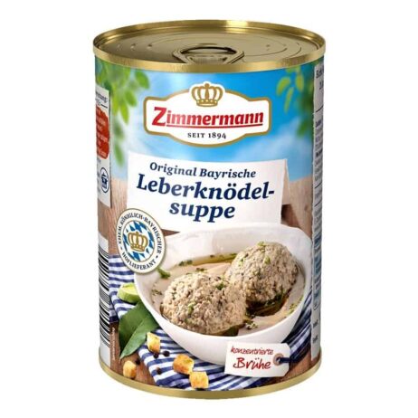 German Liver Dumpling Soup 400ml - 13.5 Fluid Ounces - from Bavaria