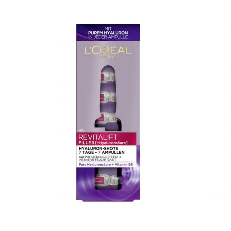 L'ORÉAL PARIS RevitaLift Filler ampoules with hyaluronic acid & vitamin B5 - 1-week cure