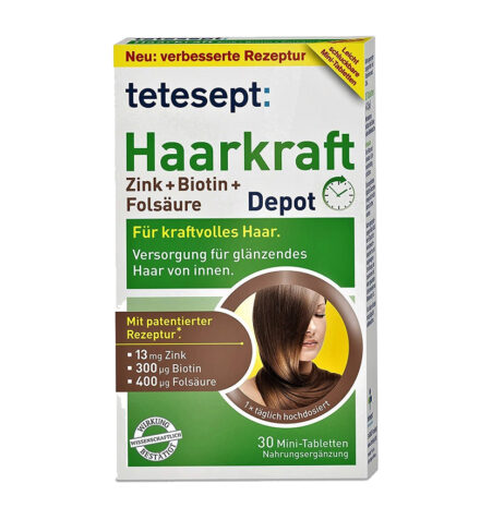 tetesept hair force zinc + biotin + folic acid - depot - from Germany