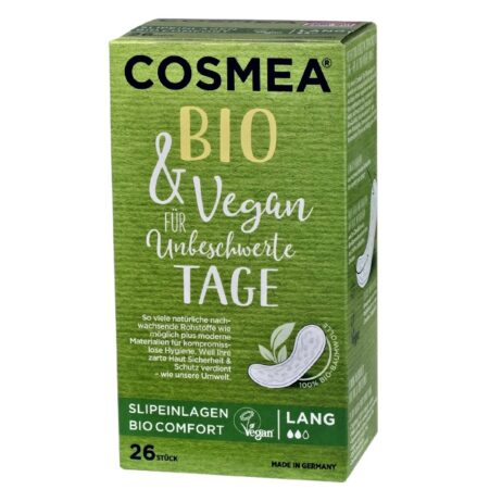 Cosmea Organic Panty Liners fragrance-free L