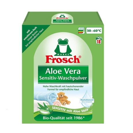 Frosch Aloe Vera Sensitive Detergent 18 loads of laundry from Germany