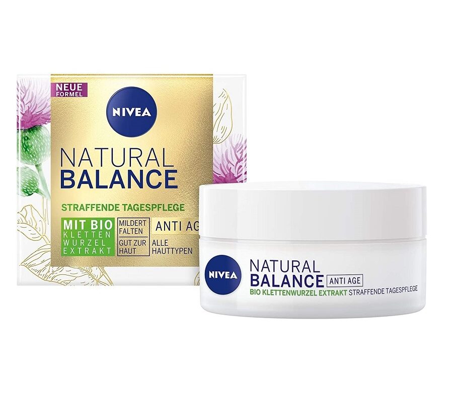 NIVEA Natural Balance Day Cream Anti-Age Firming Care with organic ...