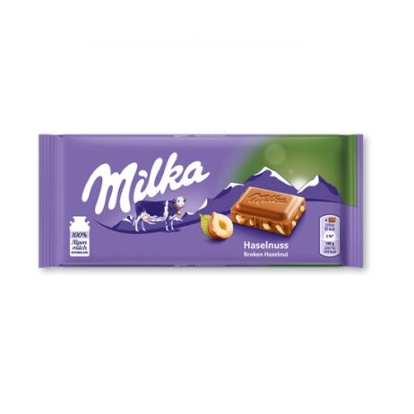 Milka Hazelnut Chocolate Bar