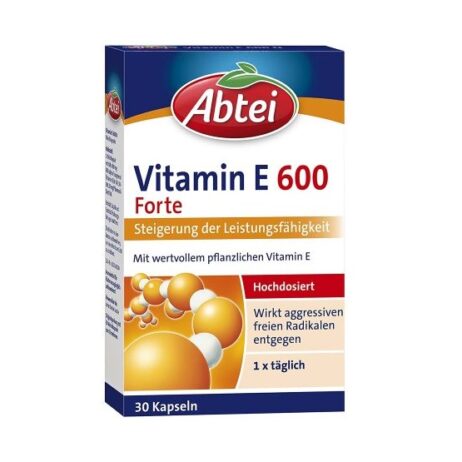 Abtei Vitamin E 600 Forte - 30 cps