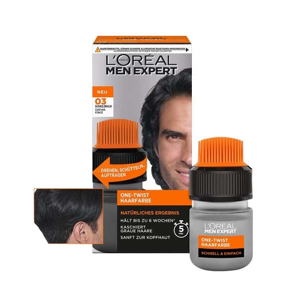 L’ORÉAL Men Expert One Twist Hair Colour - 03 Dark Brown | GermanBuy ...