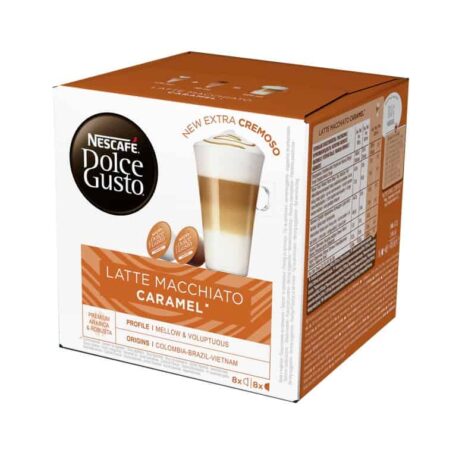 Nescafe Dolce Gusto Coffee Capsules – Latte Macchiato Caramel