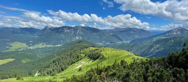 View in the Tyrolean Alps