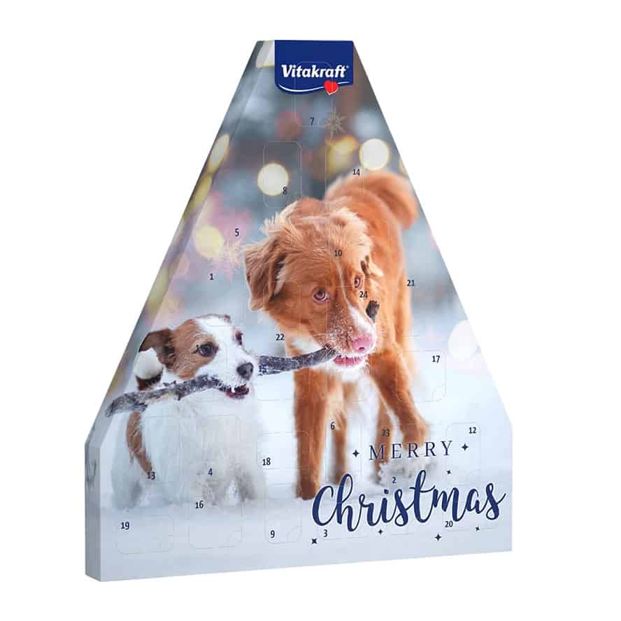 Vitakraft Advent Calendar for dogs 'Merry Christmas' 2022 - 244 g / 8.6 ...