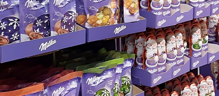 German Milka chocolate