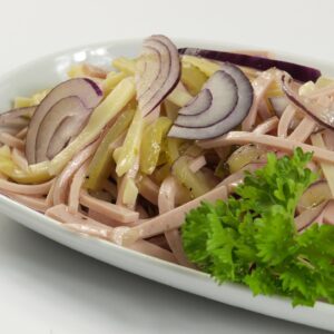 German sausage salad