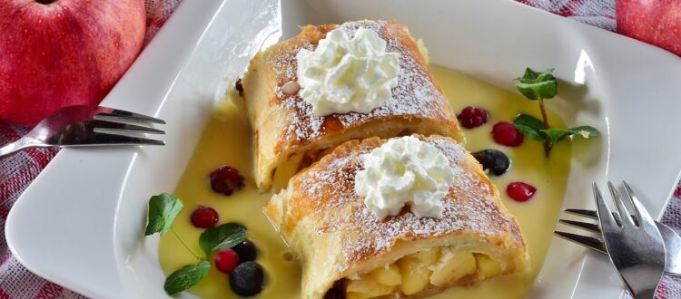 German apple strudel