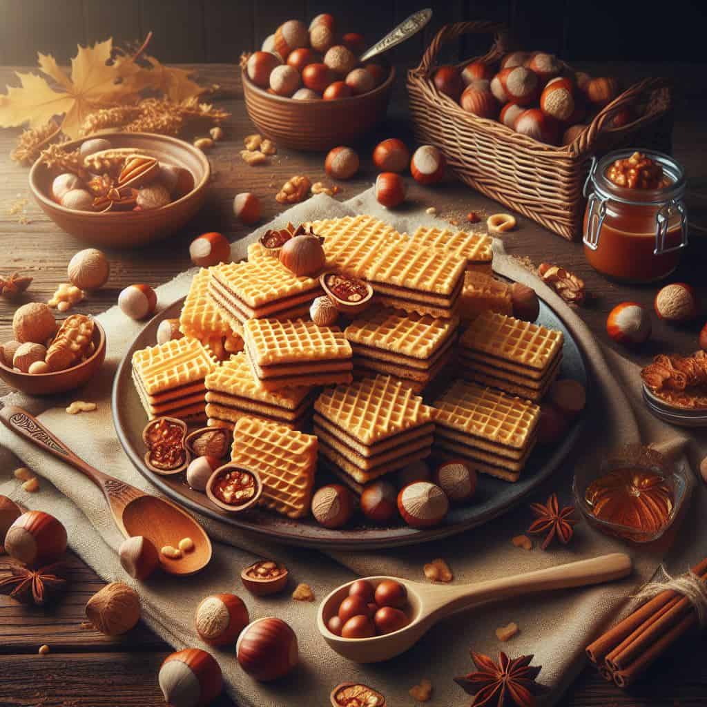 German Hazelnut Wafers