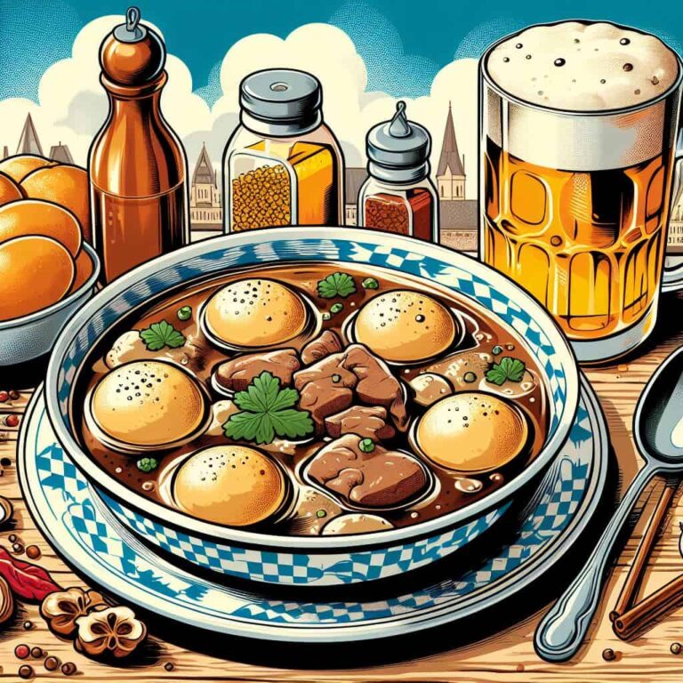 Leberknödelsuppe: A Bavarian Delight