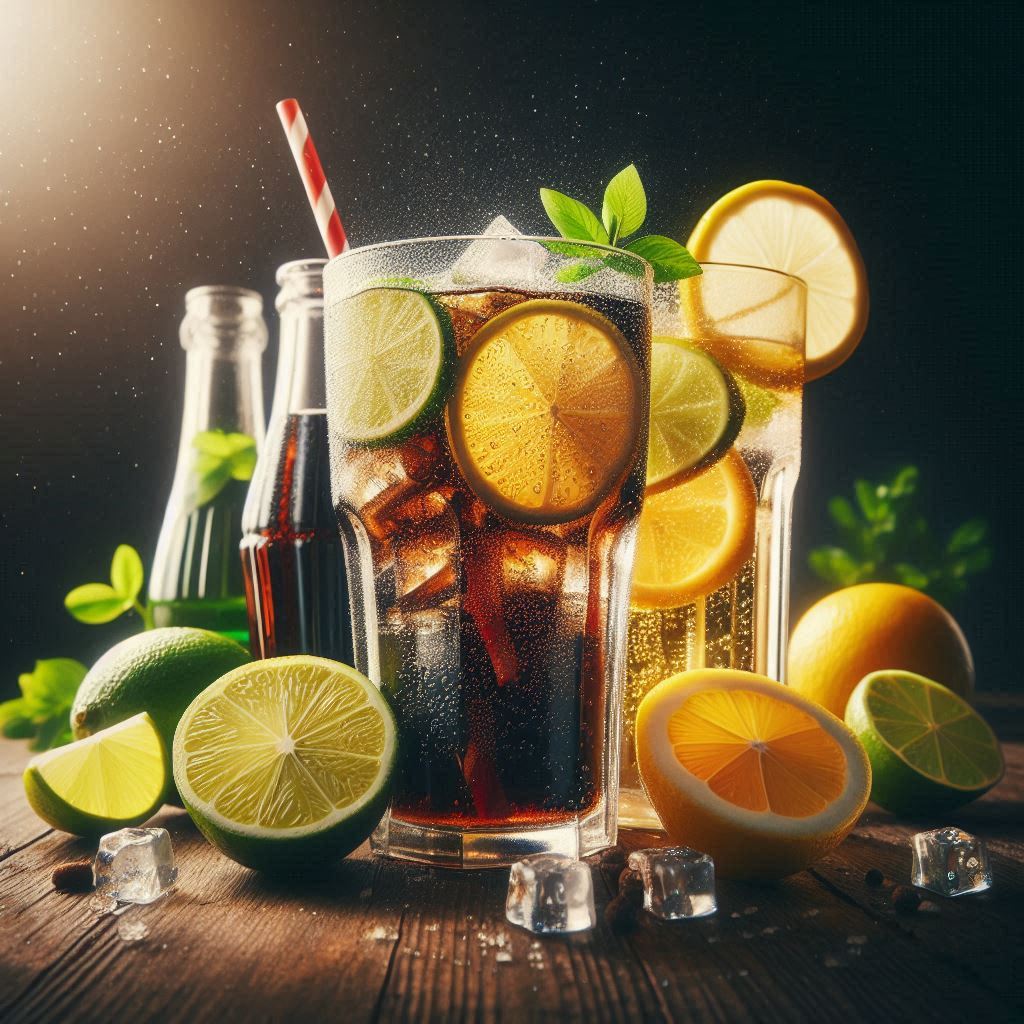 Ossi Cola Bottle, Glasses