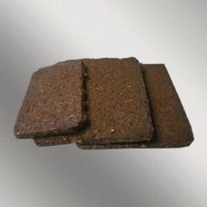 Slices of traditional German Pumpernickel bread