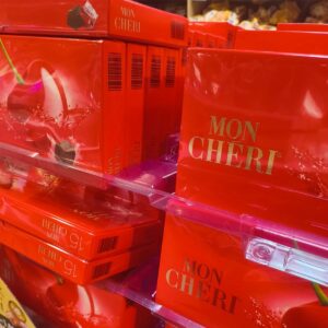 Get Ferrero Mon Chéri chocolates shipped fresh from Germany straight to your home, ensuring the finest quality and delicious taste.