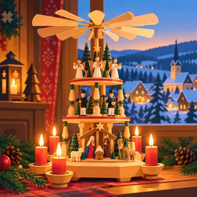 German Christmas Pyramids: The Erzgebirge Tradition Behind the Wooden Wonder