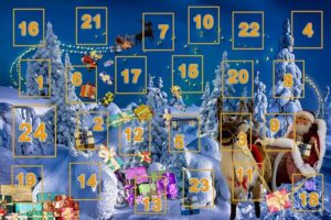 Traditional German Advent Calendar with festive design – 2025 holiday countdown