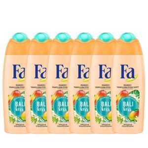 6x Fa Bali Kiss Shower Cream With Mango Vanilla Scent