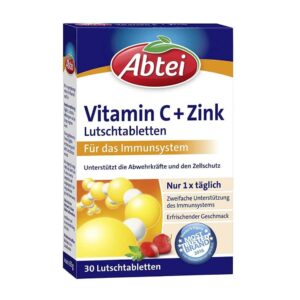 Abtei Vitamin C Zink chewable tablets