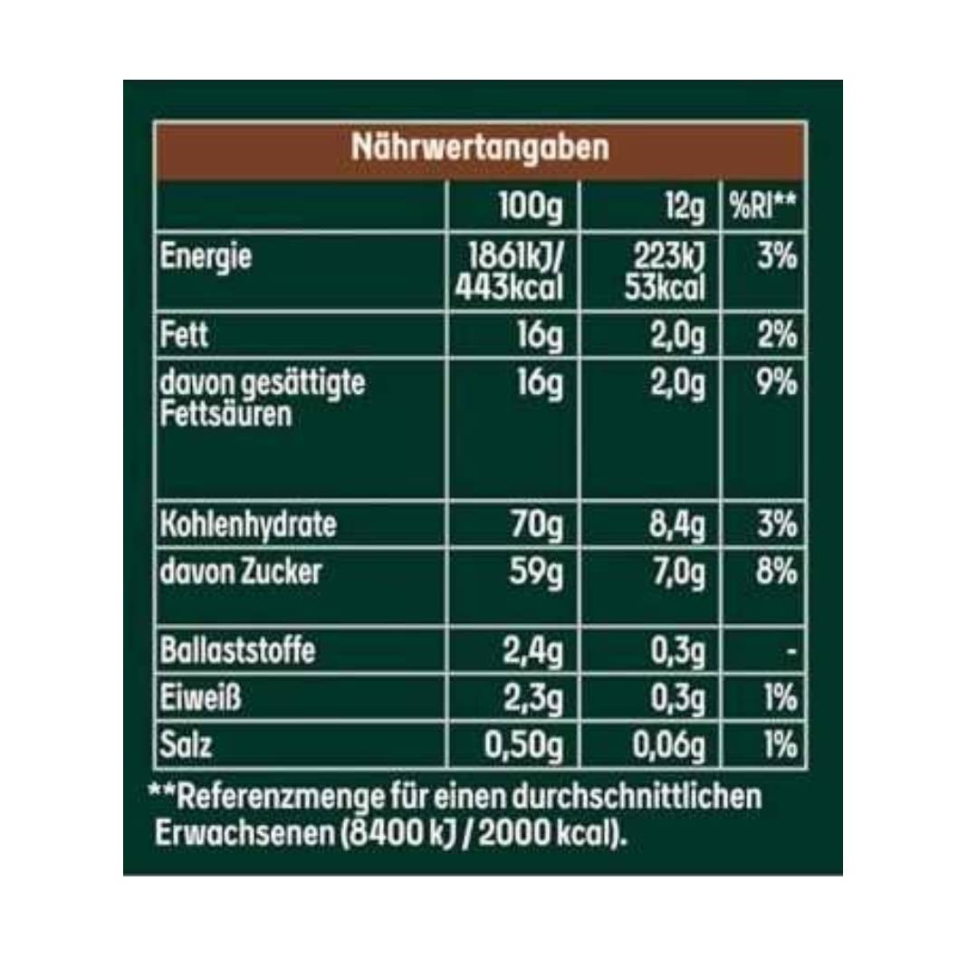 JACOBS 3IN1 CLASSIC Nutritional information