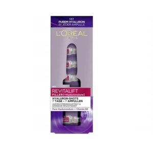 LOREAL PARIS RevitaLift Filler ampoules with hyaluronic acid vitamin B5 1 week cure