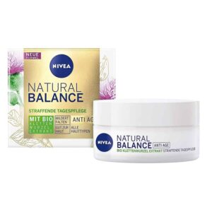 NIVEA Natural Balance Day Cream Anti Age Firming Care with organic burdock root extract