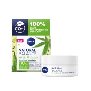NIVEA Natural Balance Day Cream Calming Care with organic hempseed oil