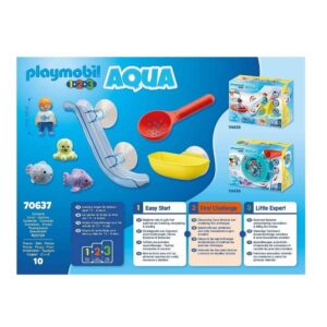 PLAYMOBIL 1.2.3 AQUA Water Slide _b