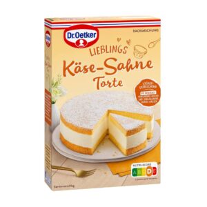 Dr. Oetker Kase-Sahne Torte German quark and cream cake mix